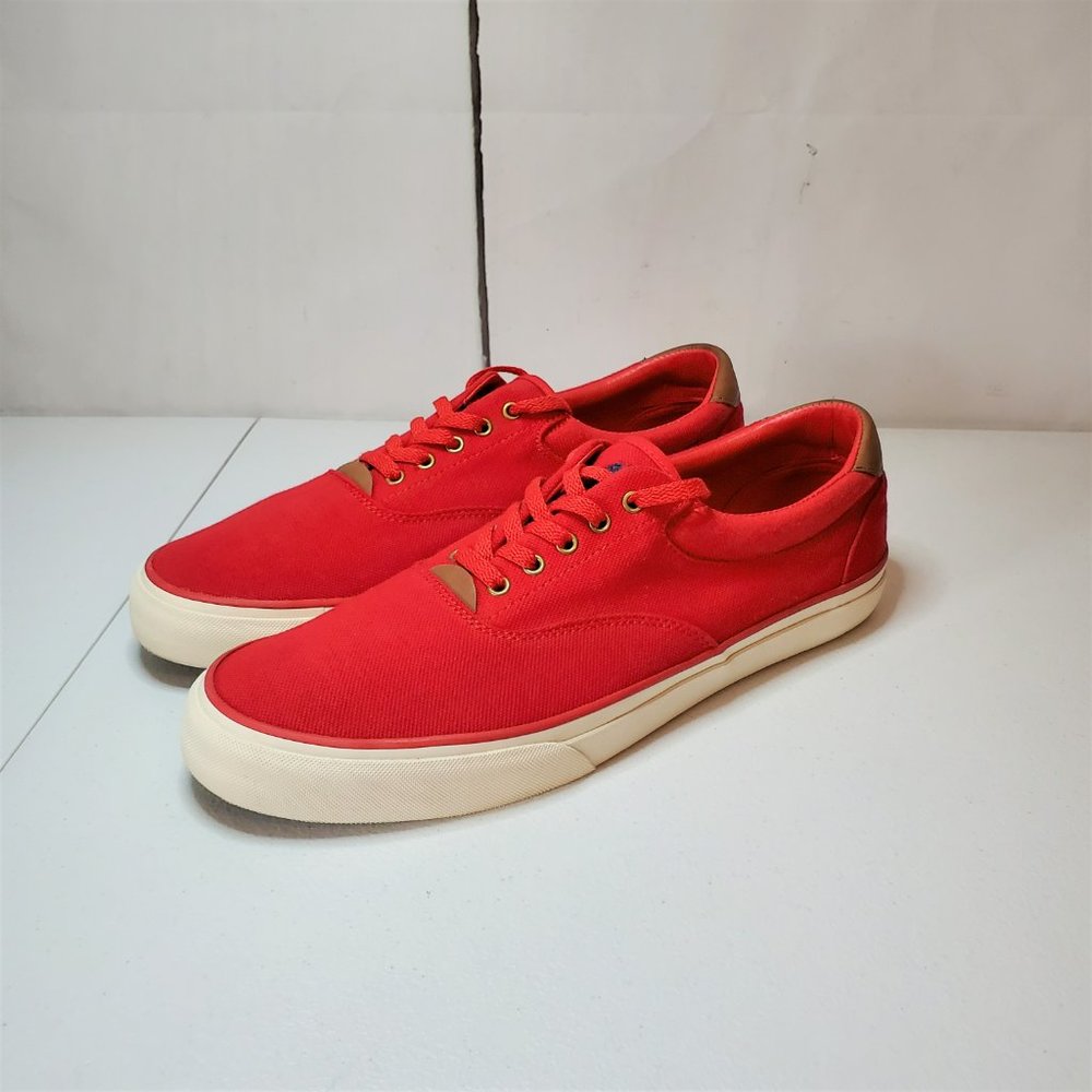 *SOLD* Polo Ralph Lauren Thorton II Canvas Sneakers 13 - Picture 11 of 12